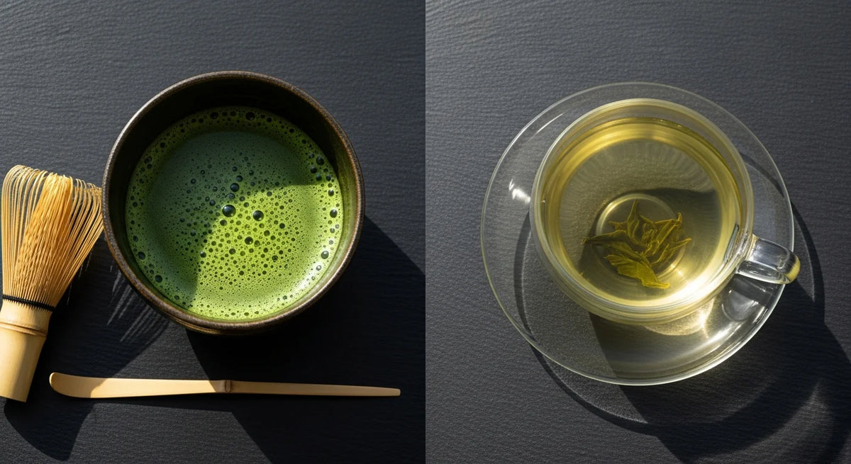 抹茶と緑茶の違い — 同じ茶の木から生まれる、まったく別の味わい
