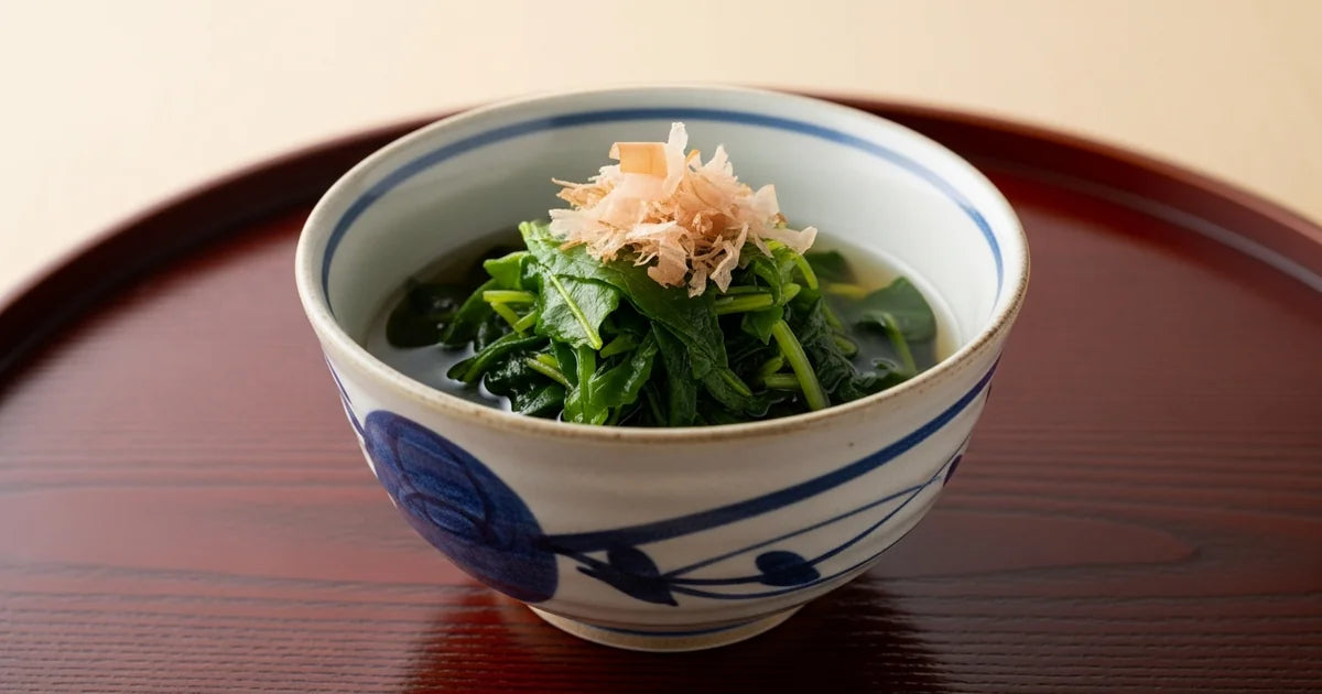 お茶の出がらしは食べられる?お茶のおひたしの作り方
