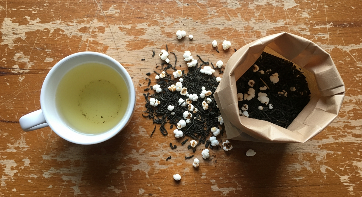 玄米茶 — 炒り米の香ばしさが広がるお茶の楽しみ方