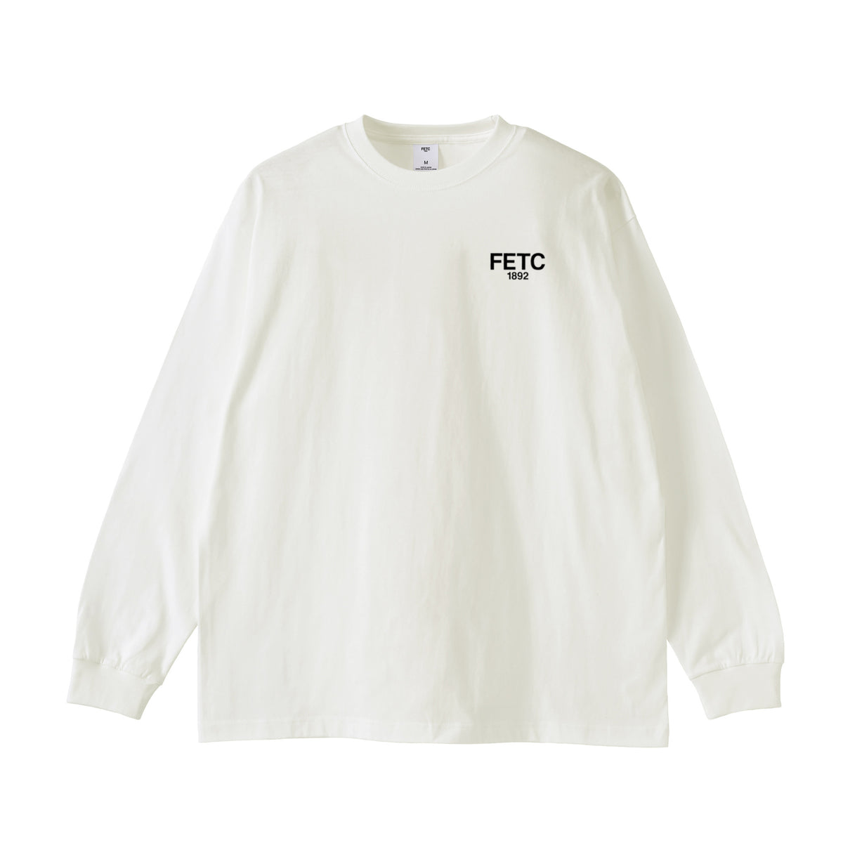 "極東茶社" Long T-Shirt (BLACK/WHITE)